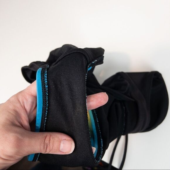 Ocean Pacific OP Womens Size Medium Black Palm Tree Sunset One Piece Swimsuit - Picture 10 of 10